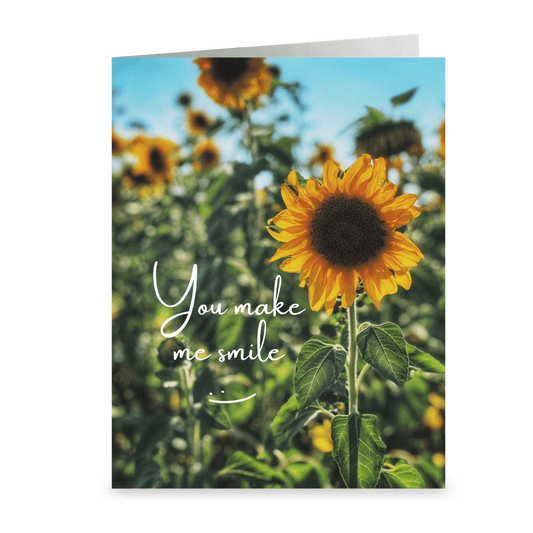 Greeting Cards - Smiling Sunflowers