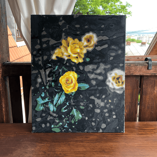 Paint by Numbers - Yellow Rose